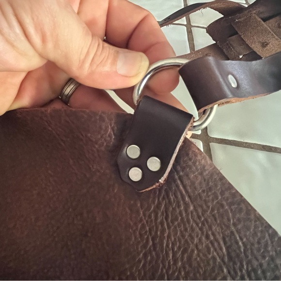 Calavera Hand Crafted Brown Leather Work Apron Woodworking Welding Metalwork - Picture 11 of 11